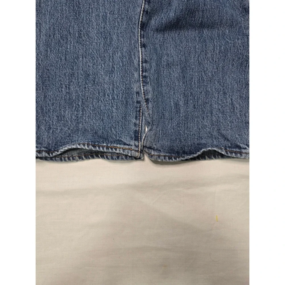 Levis 501 Original Fit Mens 100% Cotton Straight Leg Blue Denim Jeans 30x32 EUC